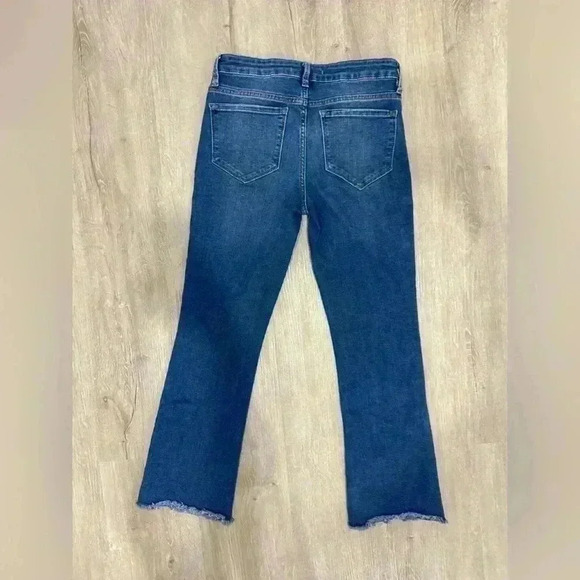 Free People High Rise Fringe Crop Jeans 61502-16515125 SZ 26 - Picture 5 of 11